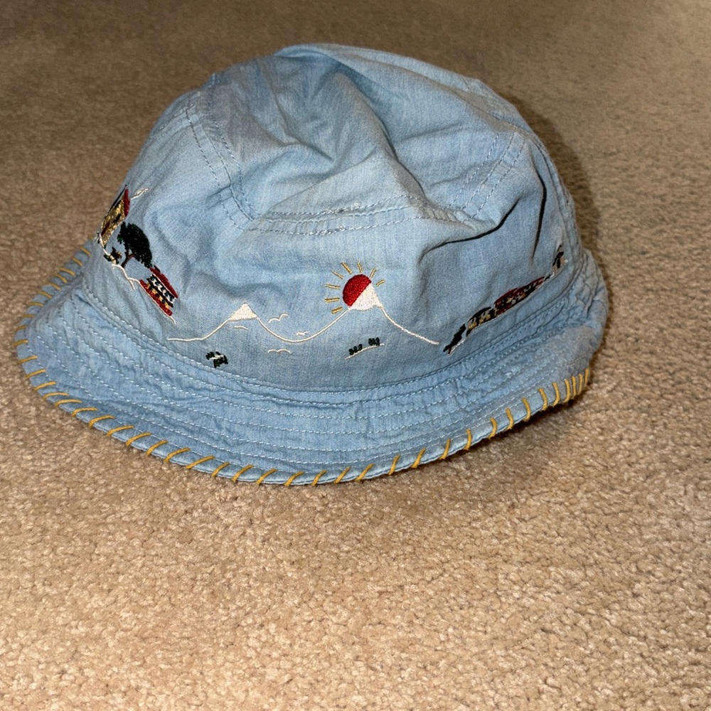 Aime Leon Dore Embroidered Light Blue Bucket Hat - Picture 2 of 3